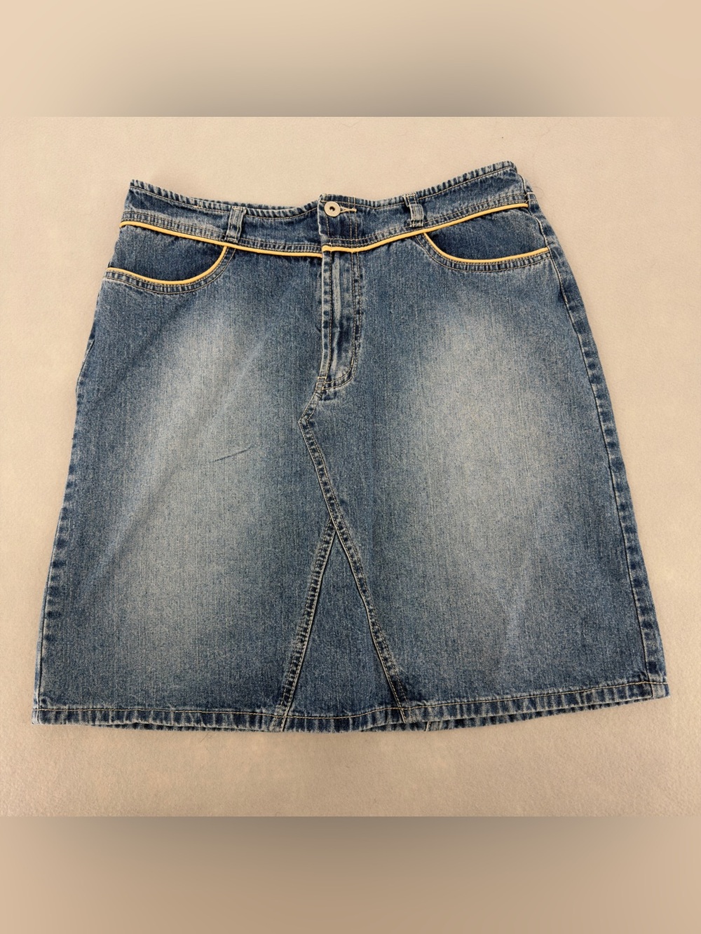 L.A. Blues Vintage Denim Y2K Skirt Sz 12 Womens